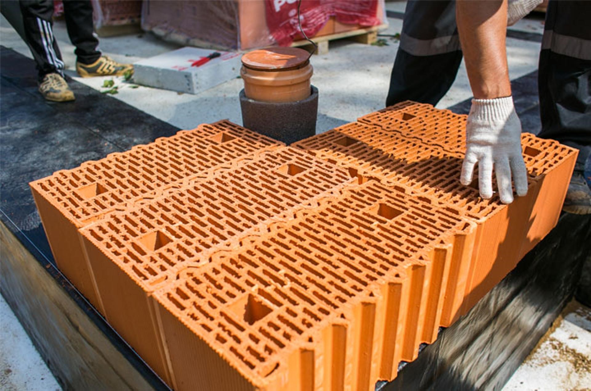керамические поризованные блоки